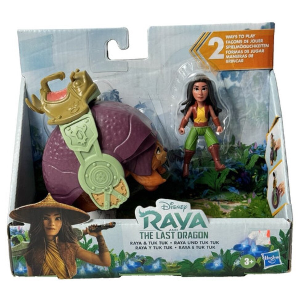 Disney Raya And Tuk Tuk The Last Dragon Action Figure Toy Set